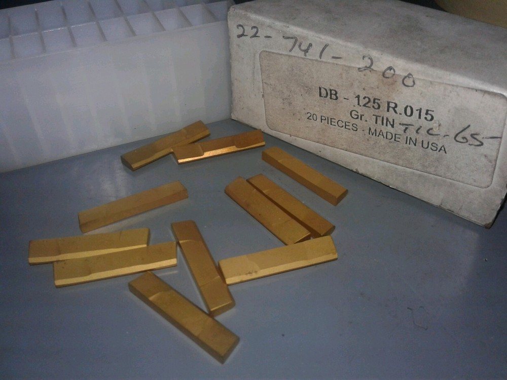 11 PC.  DB - 125 R.015  Gr. TIN