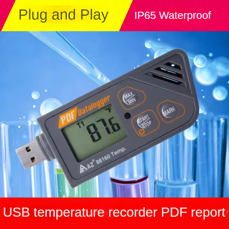 Waterproof USB Data Logger Temperature Humidity and Atmospheric Pressure