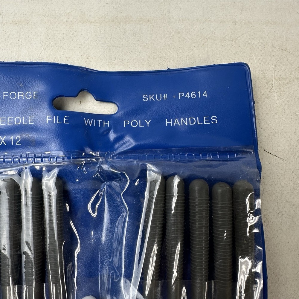 Central Forge P4614 12 Piece Precision Needle Mini Files Poly Handles