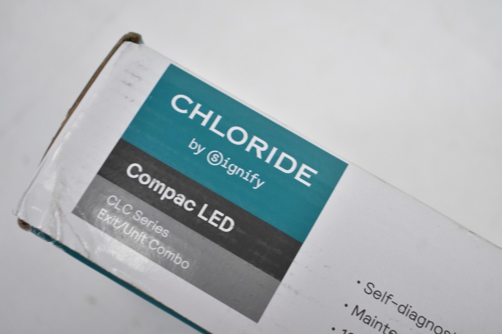 Signify Chloride Compac LED Exit/Emergency Unit Combo CLC Series CLCNRW