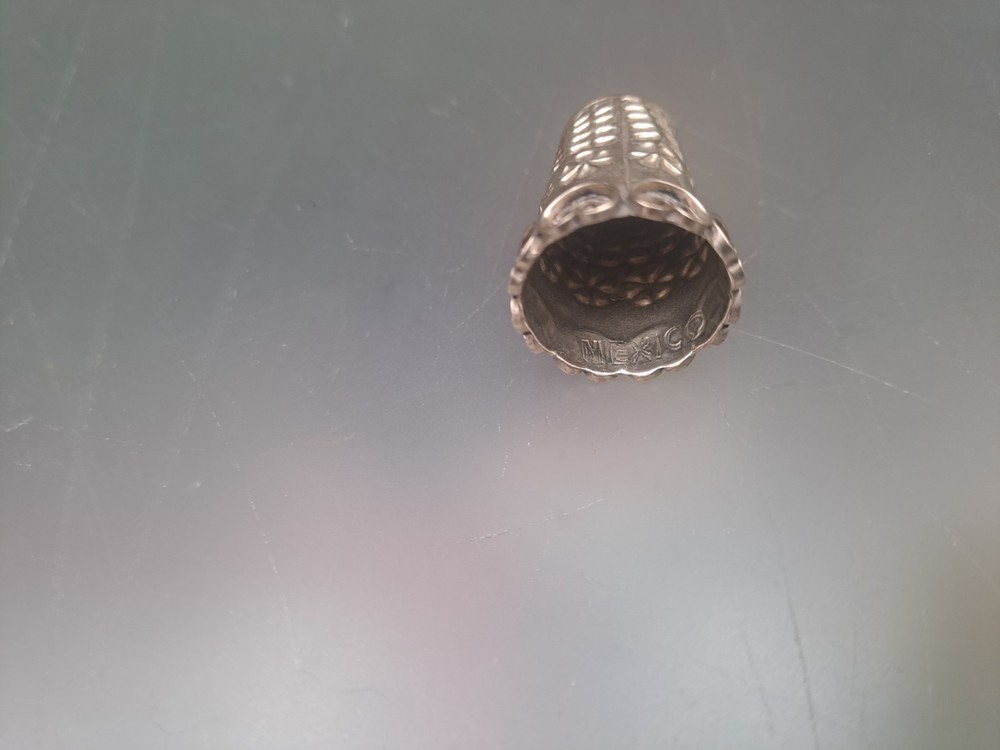 Mexican sterling silver Thimble