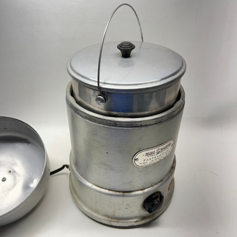 Sears & Roebuck Farm Master Milk Pasteurizer w/ Pail & Lid - Untested See Notes