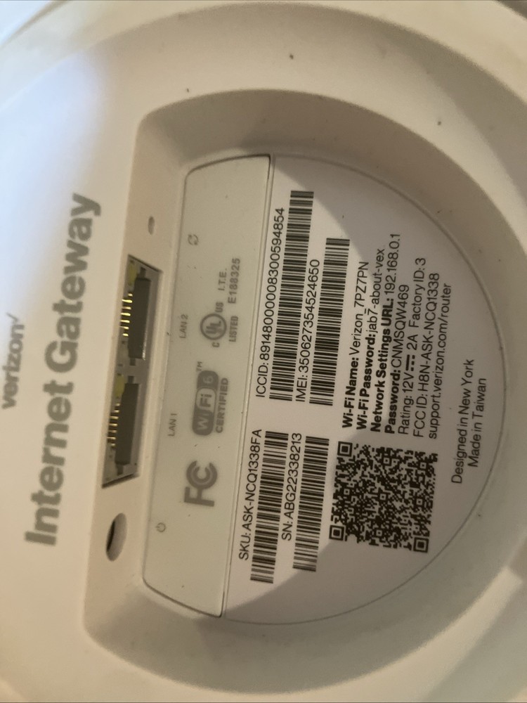 Verizon Internet Gateway (ask -ncq1338FA)