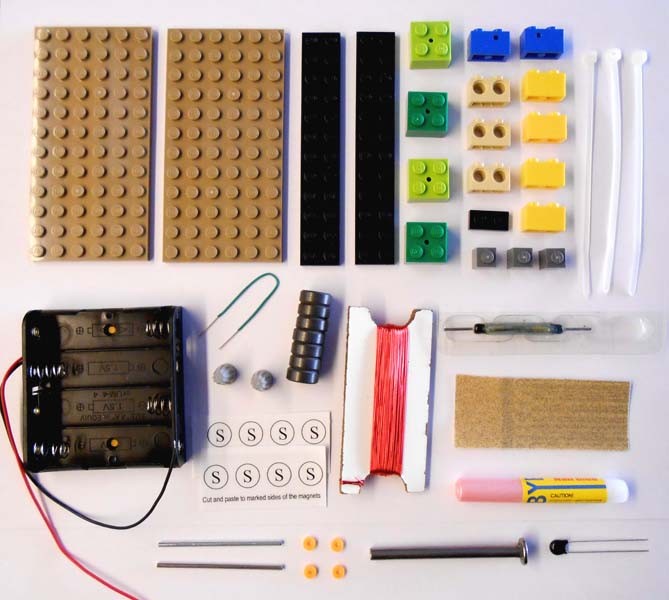 DIY SIMPLE ADVANCED QuikLock REED SWITCH MOTOR KIT #13 KIDS SCIENCE BIRTHDAY