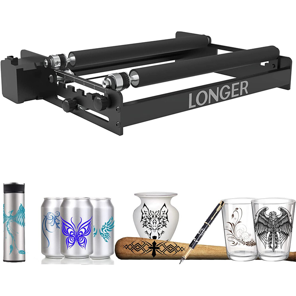 LONGER Laser Rotary Roller For RAY5 / Atomstack /Ortur /Neje Laser Engraver M4P9