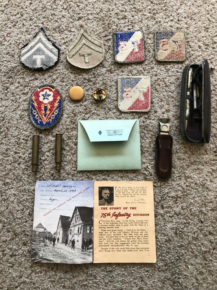World War II group of material