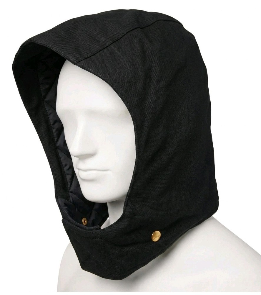 Carhartt Black Detachable Quilted Lined Hood Solid Specialty Accessory