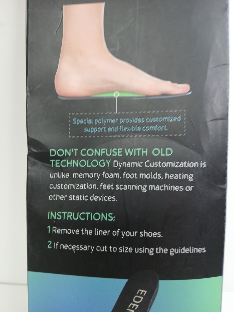 EDENSOLES - Shoe Insoles - Dynamic Customization Insoles