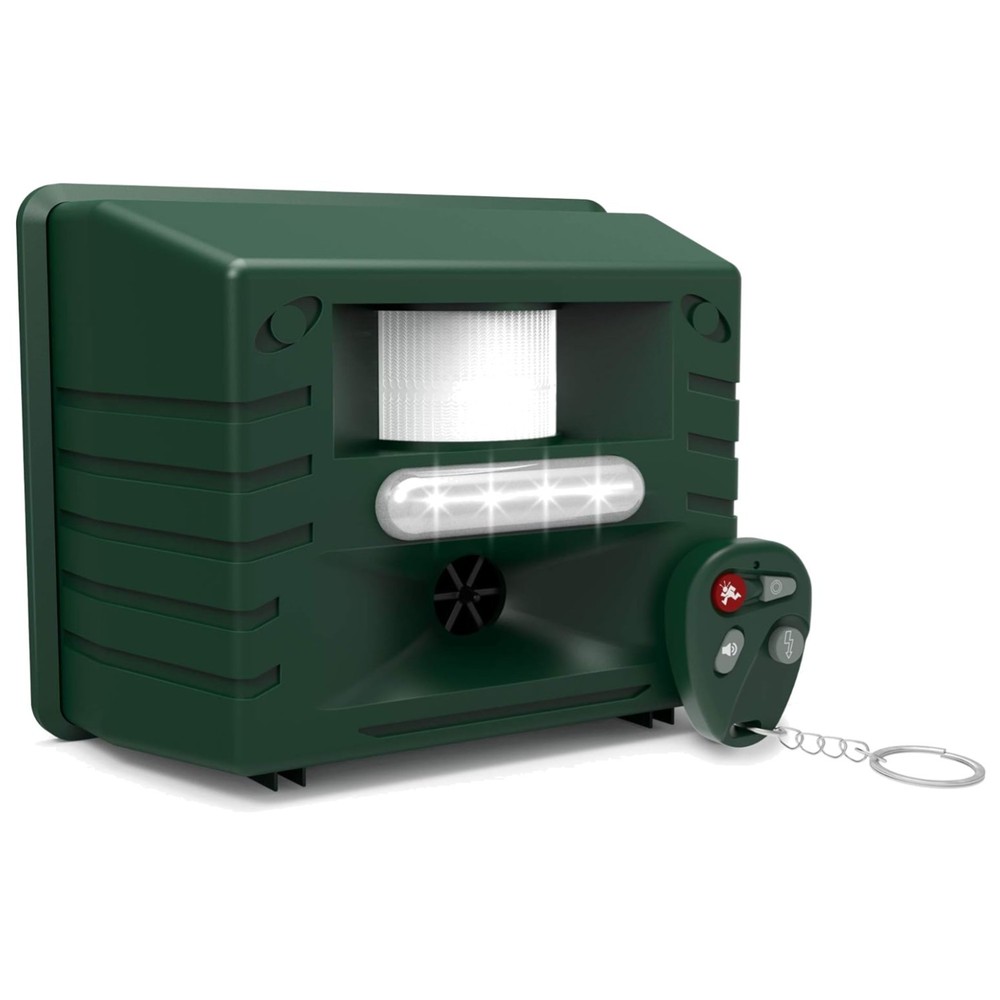Battery-Powered Ultrasonic Pest Repeller with Adjustable Frequency & Remote