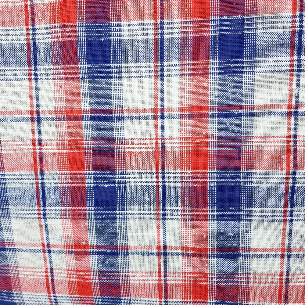 Peg Bag Handmade Blue Red White Checked Pattern Lined Laundry Clothes Peg Holder