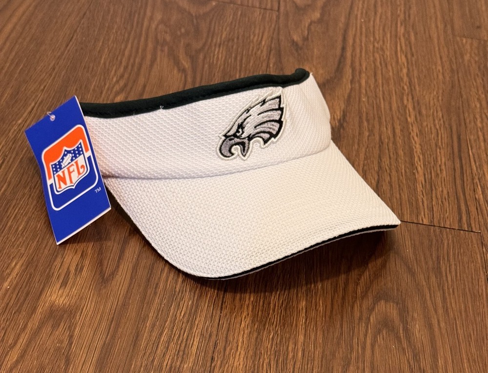 Philadelphia Eagles White with Black Trim visor