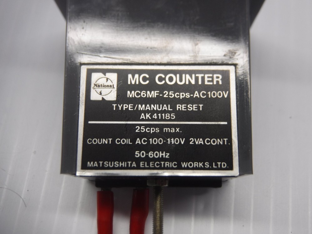 National MC Counter MC6MF-25cps-AC100V