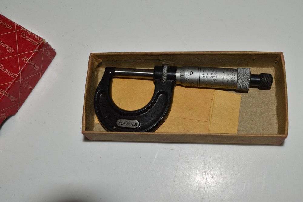 ^^ STARRETT NO 436RL MICROMETER (SPI68)