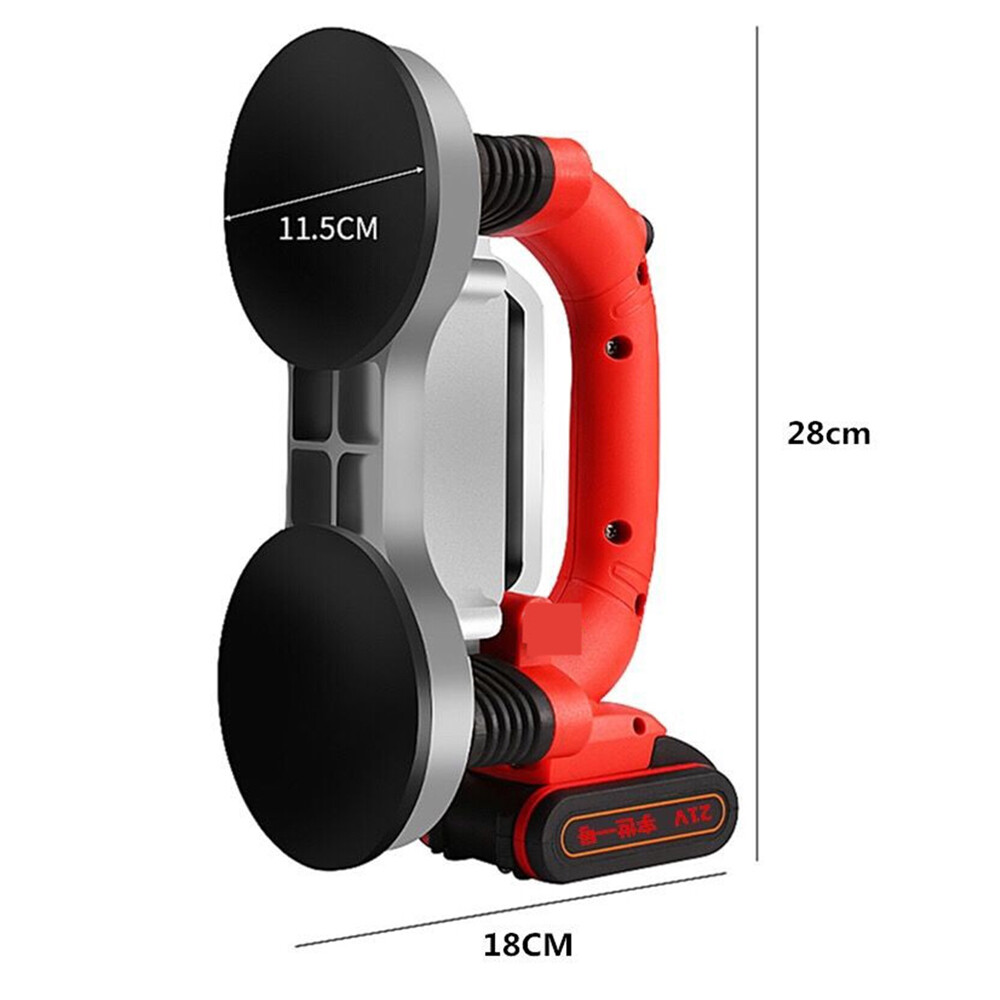 Automatic Tile Machine Tiles Vibrator Floor Vibrator Leveling Tool w/ 2 Battery