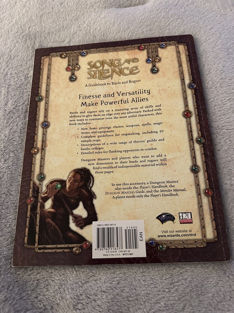 Song And Silence Bards Rogues Dungeons & Dragons D20