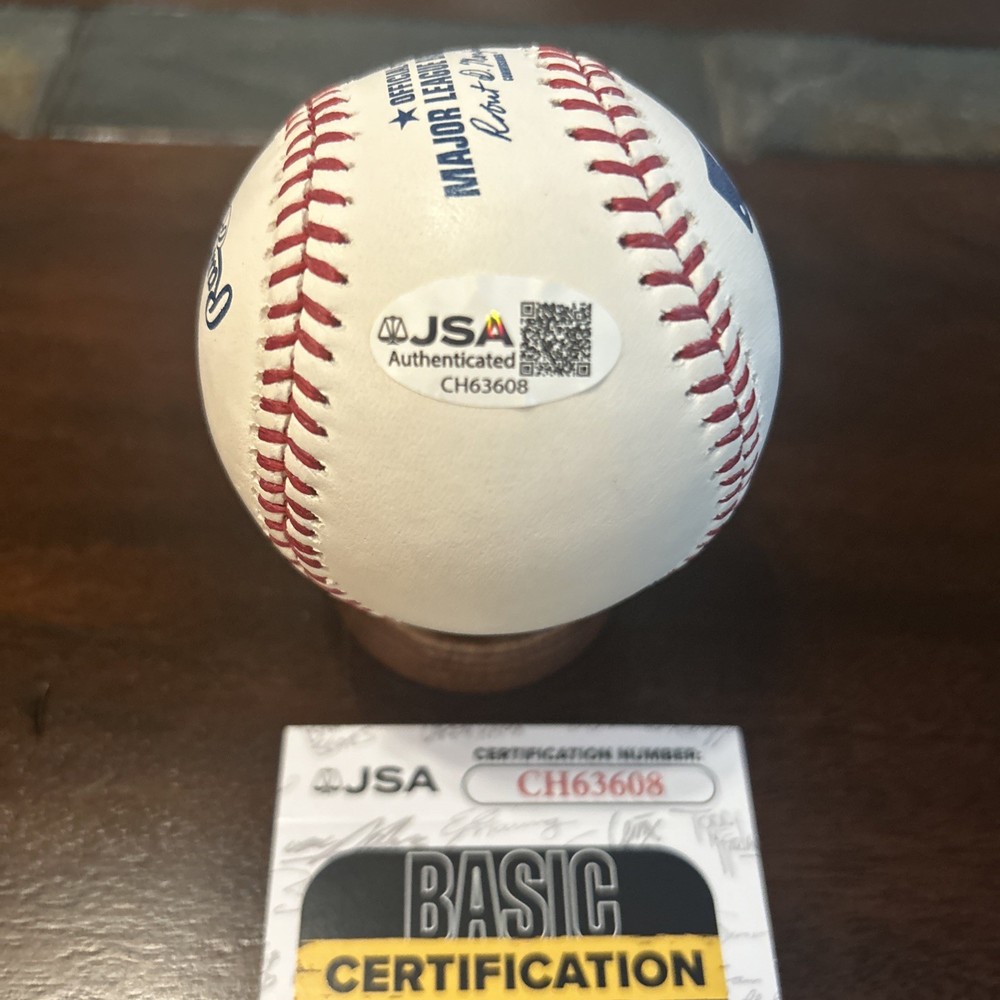 David Dahl Autographed Baseball (JSA CERT
