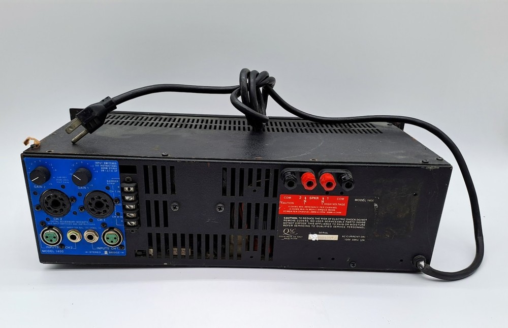 QSC 1400 PROFESSIONAL STEREO AMPLIFIER