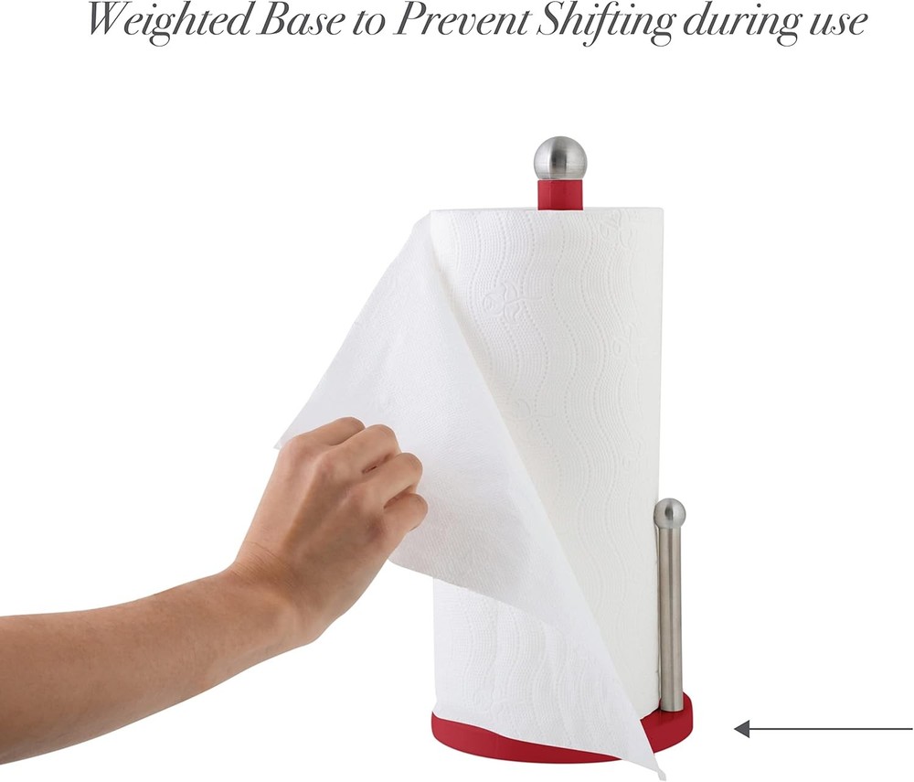 Paper Towel Holder in Red