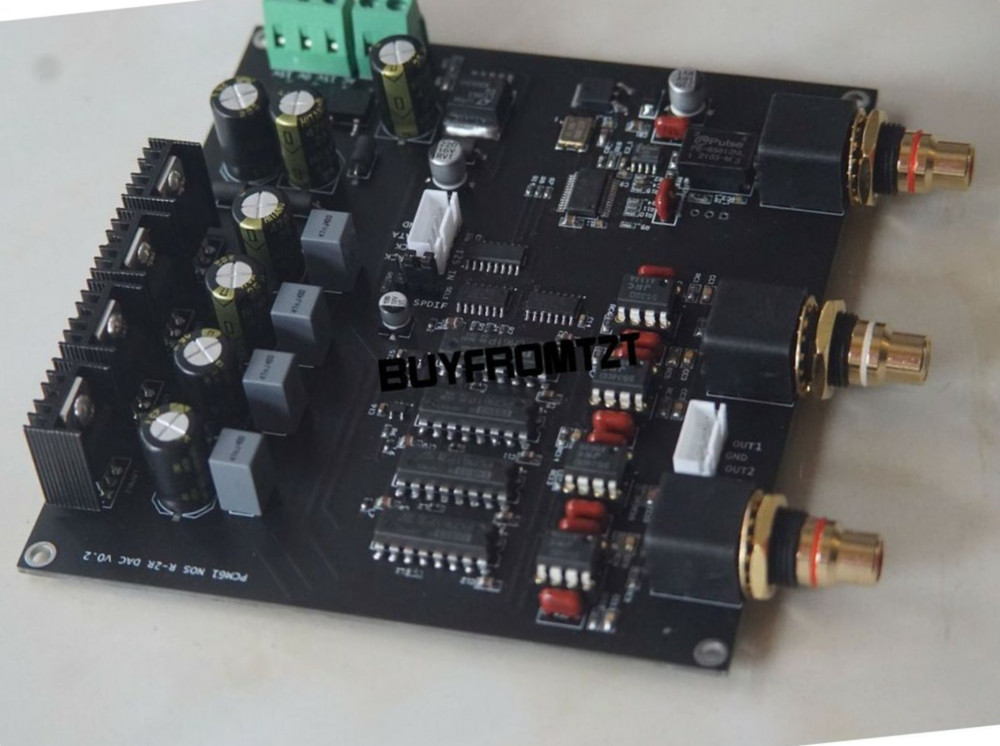 HIFI R2R DAC PCM61 Decoder Four-parallel Vinyl Style HIFI Decoder Board