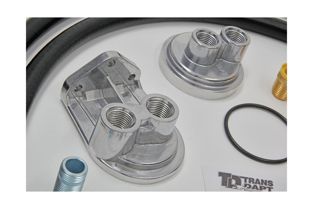 Oil Filter Relocation Kit - Trans-Dapt 1127, For Custom Engine Bays