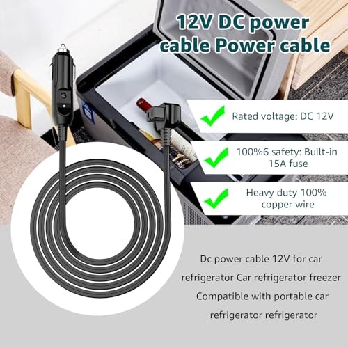 DC Power Cord Compatible with alpicool, Bodega, euhomy, bougeRV, ARB, DC Only