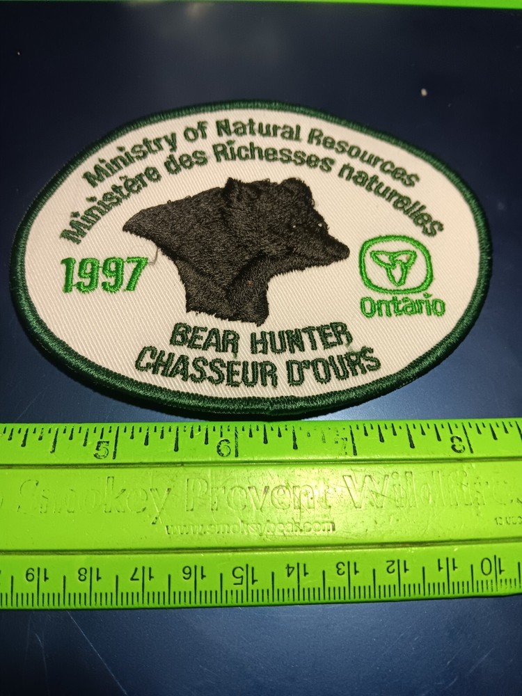 Patch- Bear Hunter Ontario 1997 (23-2680O)