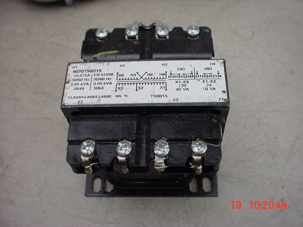 9070T50D15 INDUSTRIAL CONTROL TRANSFORMER