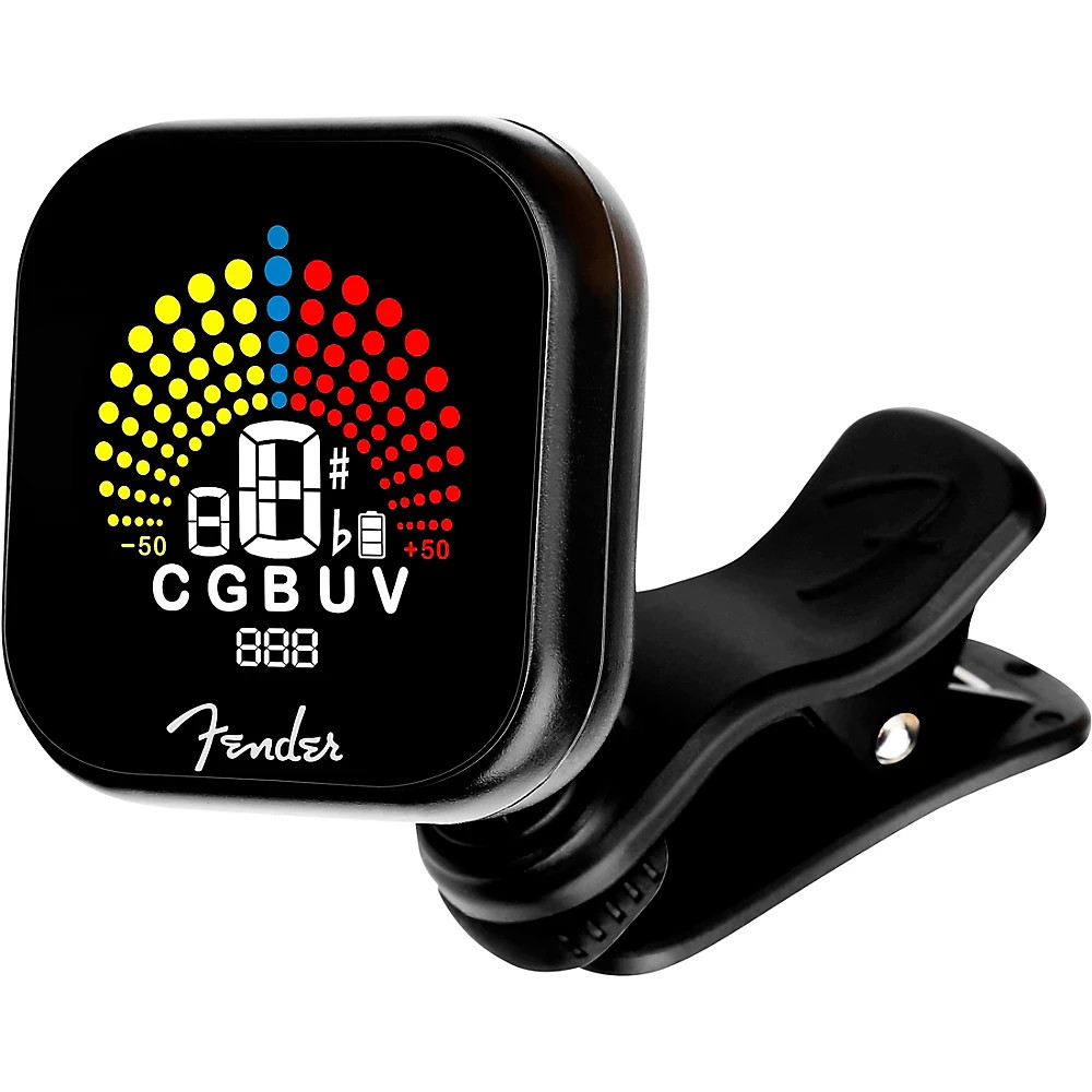 Fender Flash 2.0 Pro Rechargeable Tuner Black