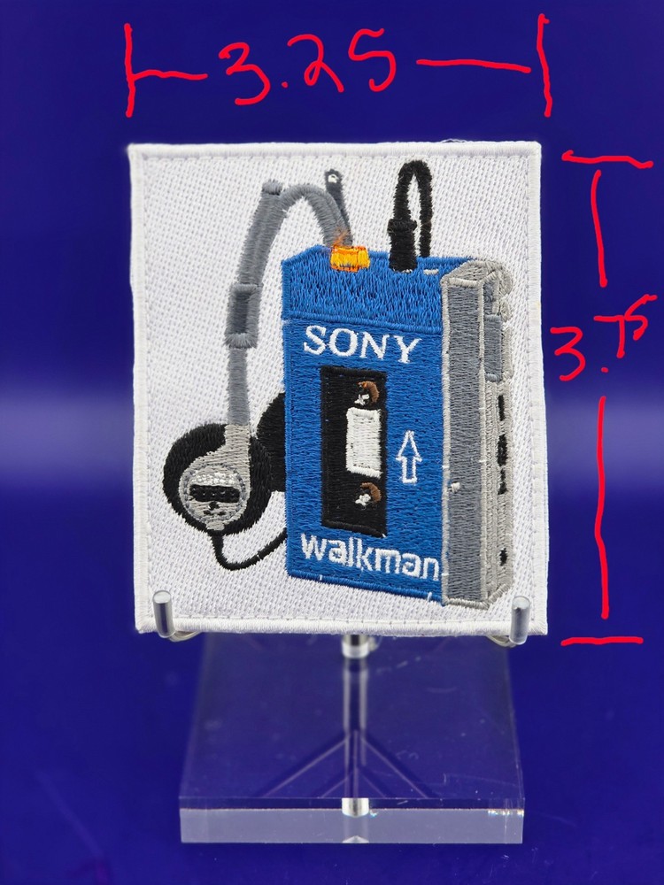 Sony Walkman TPS-L2 Hook & Loop Embroidered Patch