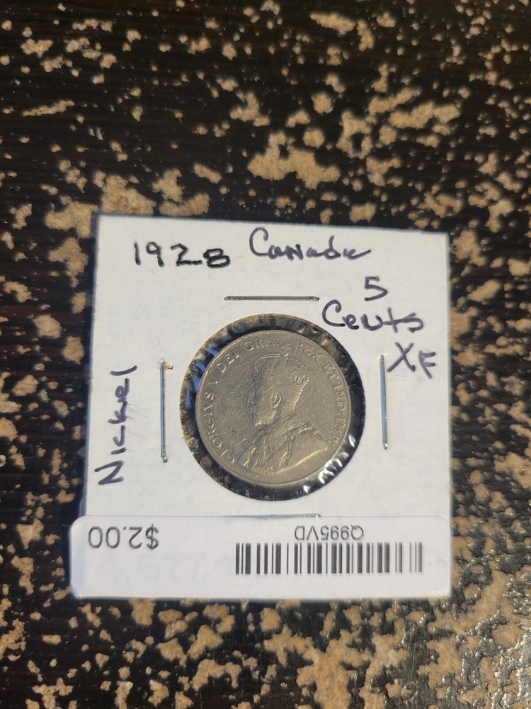 1928 Canada 5 Cents