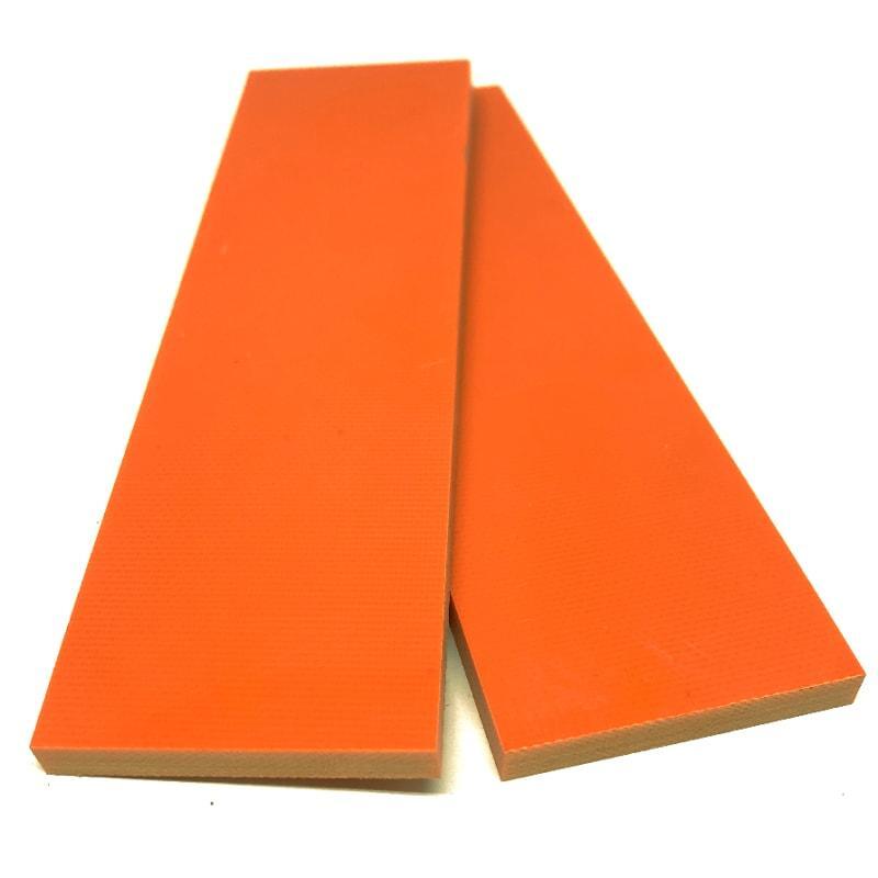 G10 Knife Handle Scales- HAZARD ORANGE
