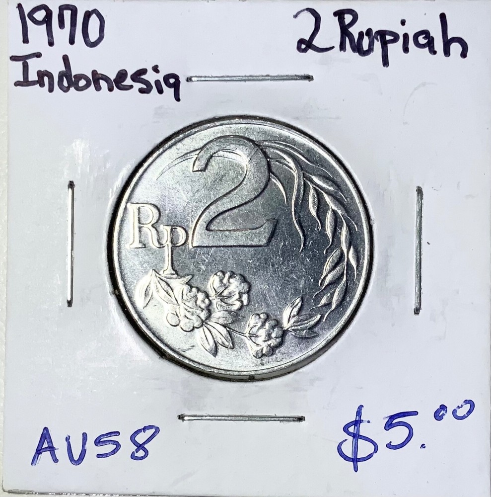 1970 Indonesia 2 Rupiah