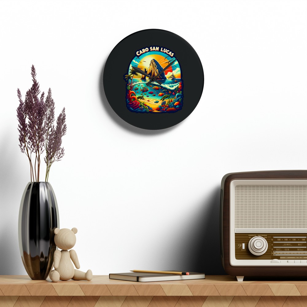 Cabo San Lucas Mexico Wall Clock (Acrylic)