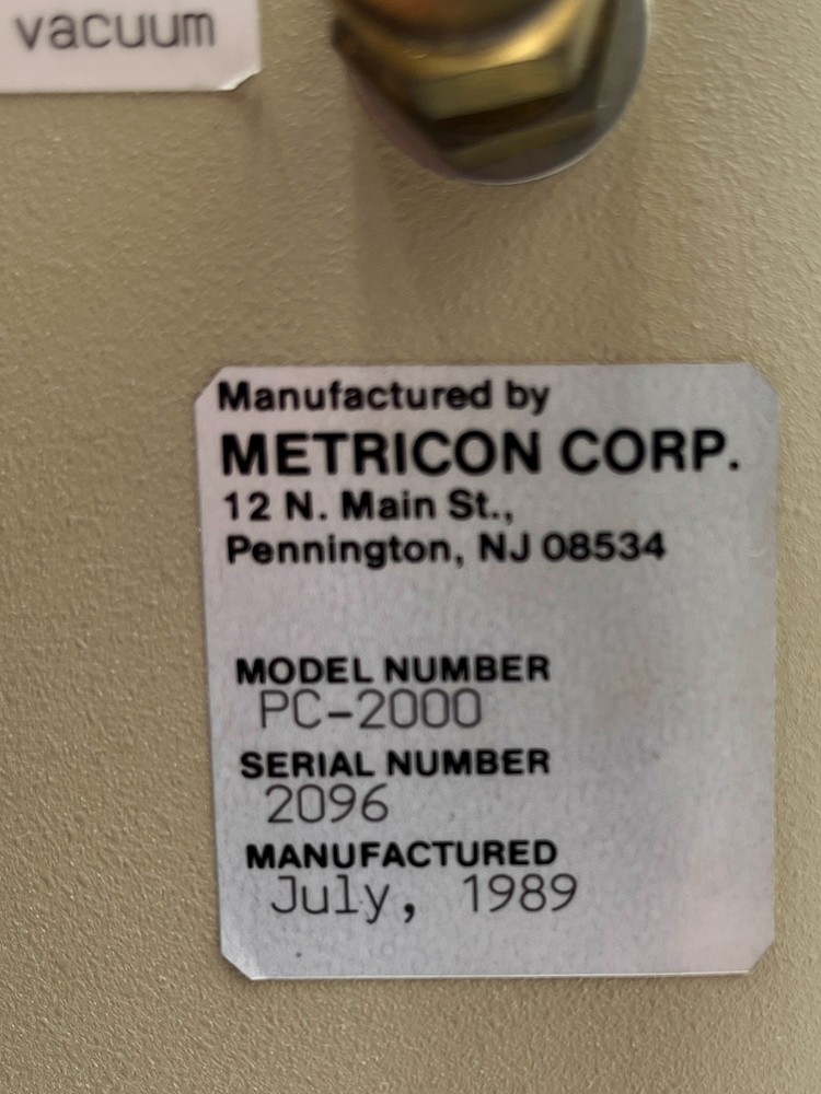 Metricon Laser System