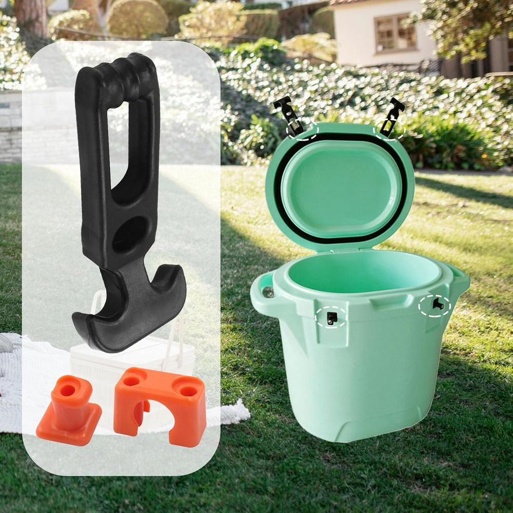 T-Handle Latches Rubber Draw Latches Toolbox Cooler Replacement 110X46Mm Toolbox
