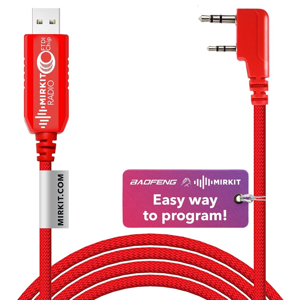 MIRKIT FTDI USB Programming Cable Model 3 Red for Flashing 3