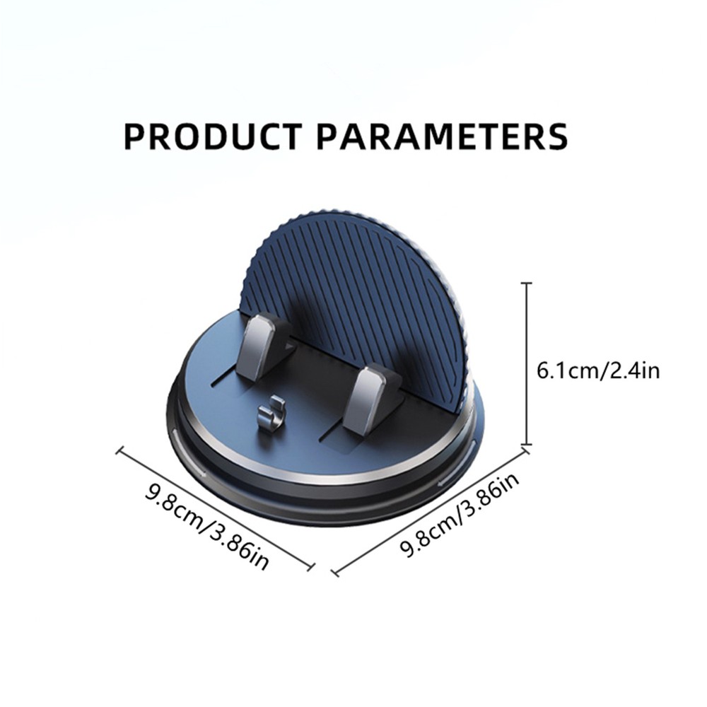 Car Dashboard Holder for Smartphone GPS Tablet with 360 Degree Rotating Base