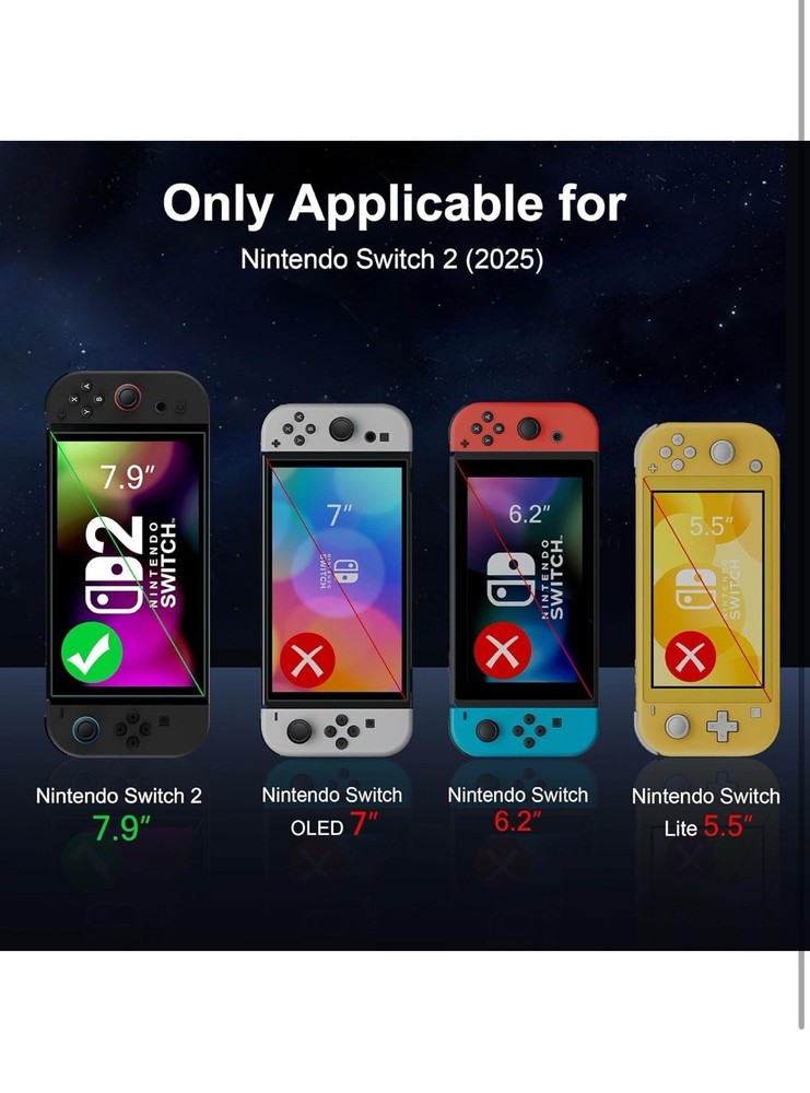 Screen Protector for Nintendo Switch 2 [7.9 Inch]