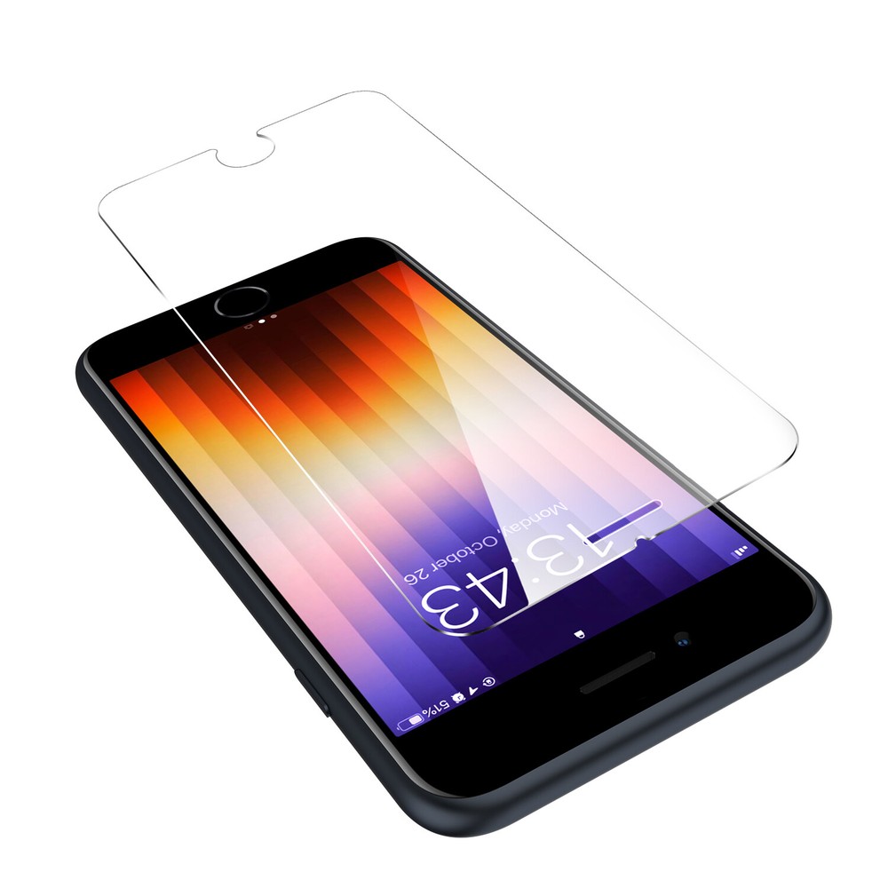 iPhone SE 3/2 2020/2022 & 7/8 Screen Protector - Tempered Glass, Full Coverage