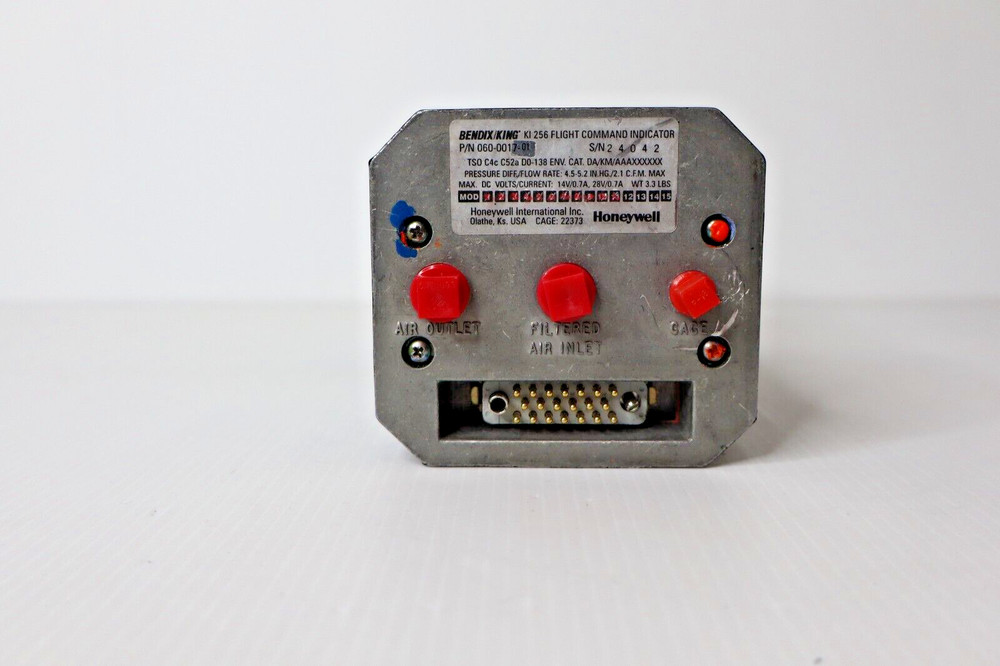 Bendix King KI 256 Flight Command Indicator 060-0017-01 Overhauled FAA 8130 Form