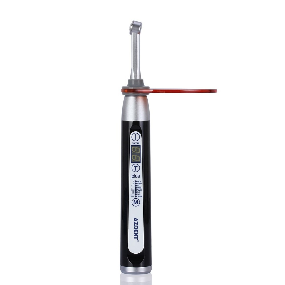 AZDENT Dental Wireless LED plus105 Curing Light Lamp 1 Second Curing 2500 mw/cm²