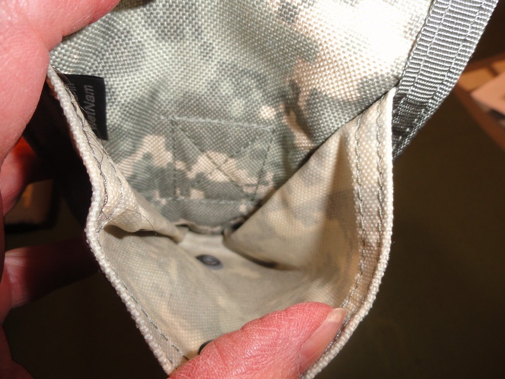 BLACKHAWK ACU UCP GENERAL ACCESSORY WATERPROOF POUCH 5"X4" HOOK & LOOP ATTACHMEN