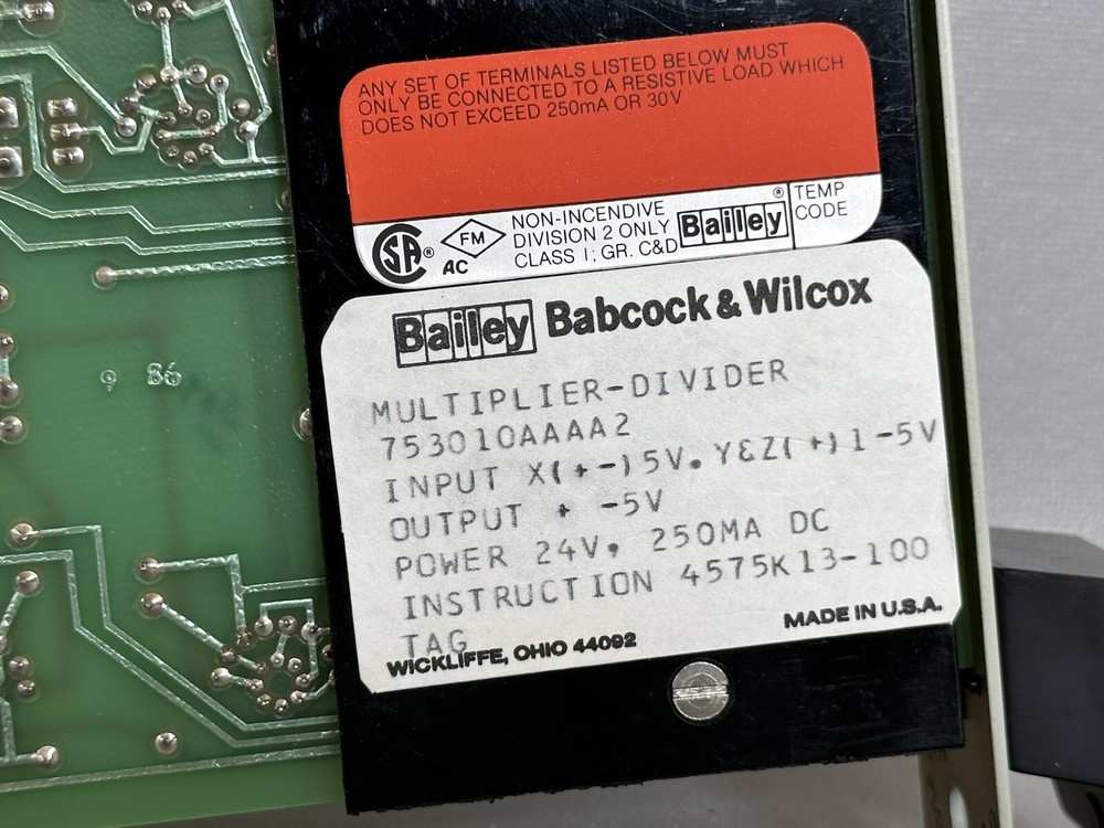 Bailey MULTIPLIER- DIVIDER 753010AAAA 2