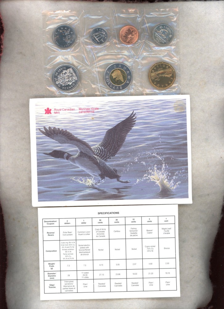 CANADA  ~ 1997 ~ PROOF LIKE SET ~ 7 COINS ~ MINT PACKAGING