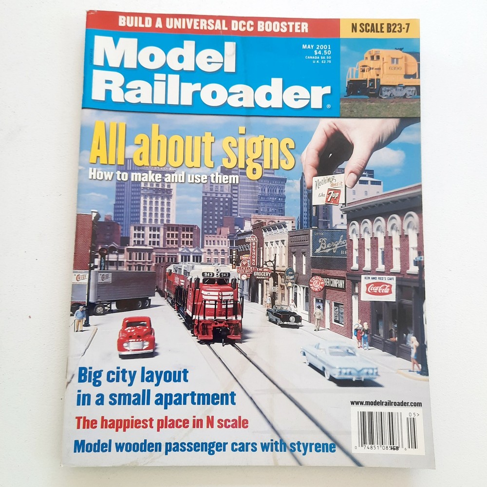 Model Railroader Magazine - Full Year 2001 Complete
