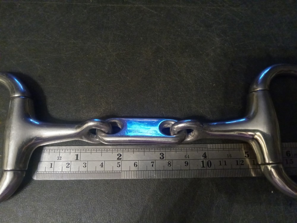 used eggbutt snaffle bit 5 in Dr. Bristol mouth