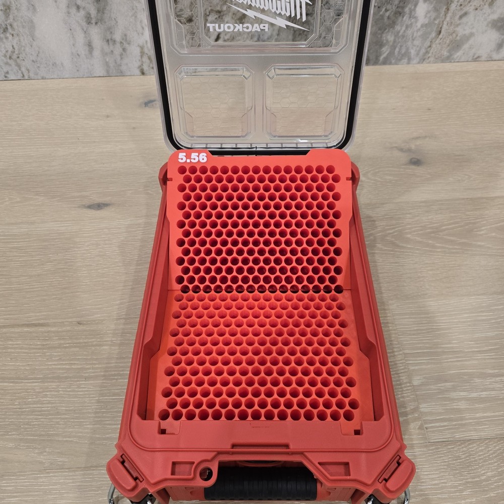 Custom Milwaukee Packout Insert -  5.56mm Round Organizer