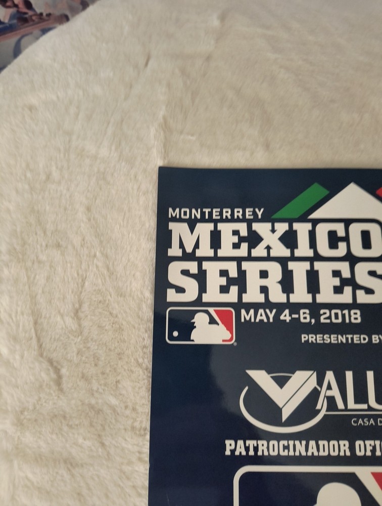 2018 Dodgers/Padres Monterrey Mexico Program
