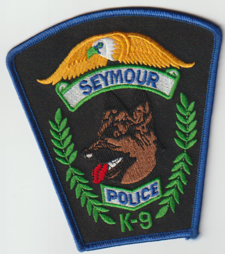 Seymour CT K-9 Unit non shield shape patch shipped from Australia