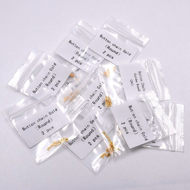 Dental Ortho Plated Traction Buttons Chain Tectangular Mesh Base Lingual Base